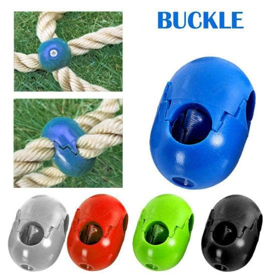 5 Stück Kinder Kletternetz Seil Kunststoff Schnallenverbinder Outdoor Schaukelzubehör