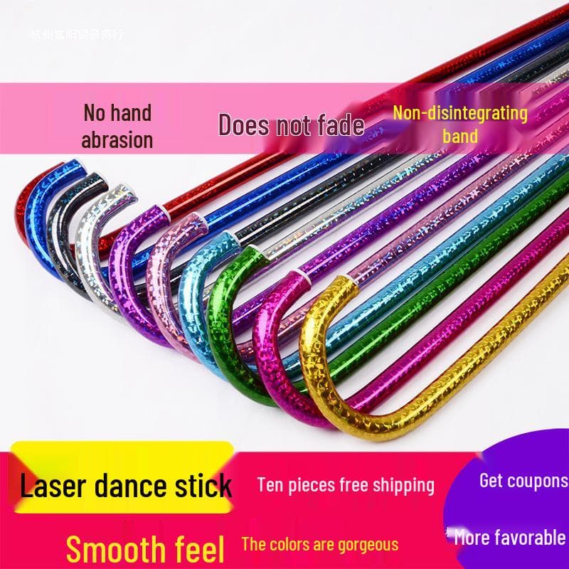 Laser Jazz Dance Stock für Erwachsene & Kinder - Perfekt für Bauchtanz & Auftritte cm