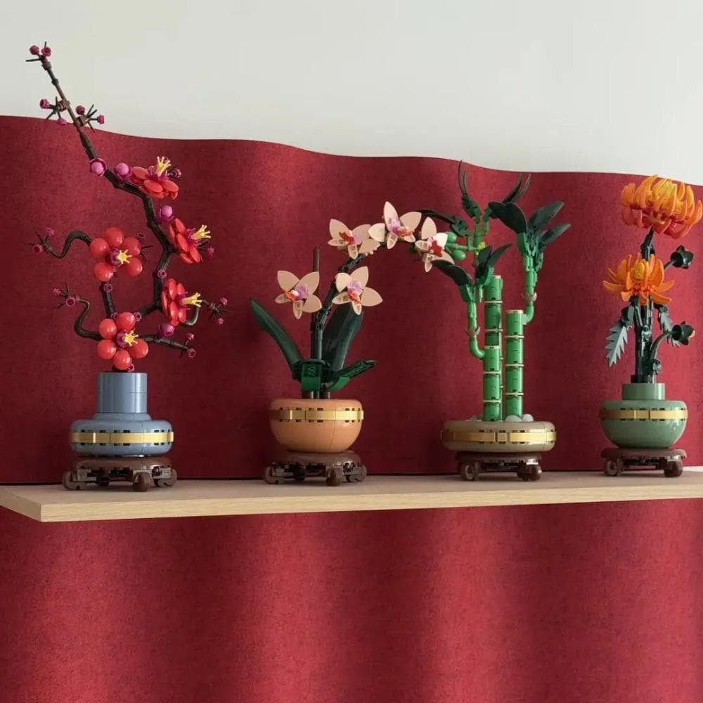 Botanische Sammlung Baustein-Sets 10368 10369 10344 10343 Kompatibel Mit Legoed Partikeln Geeignet Für Weihnachtsgeschenke