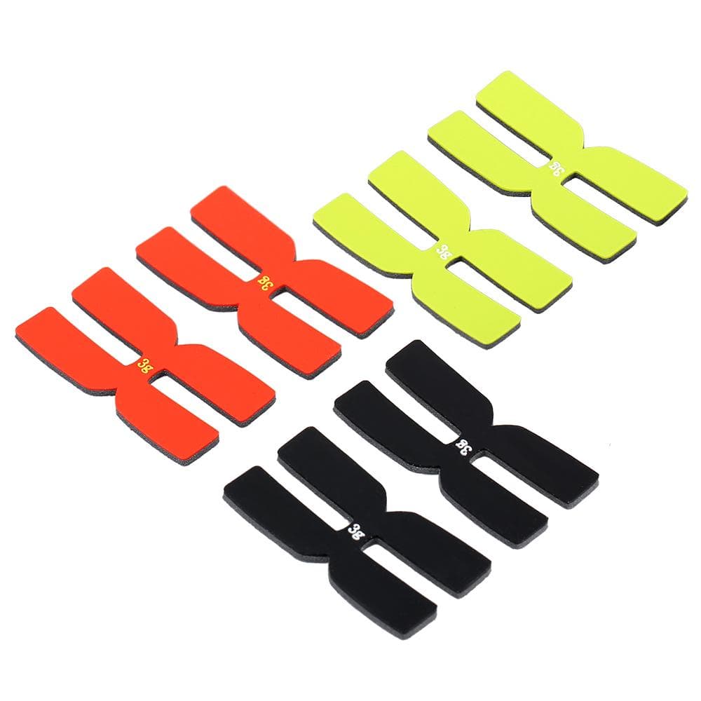 6Pcs 3g Tennis Schläger Gewicht Balance Streifen Silikon Tennis Schläger Bänder