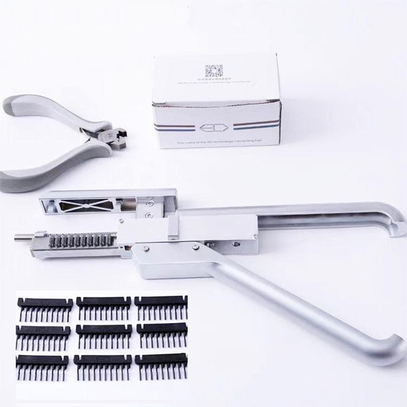 6D Echthaar-Verlängerungsmaschine 6D-1 Haarverlängerungswerkzeuge Salonbedarf 30-60 min voller Kopf 6D Haarverlängerungsset