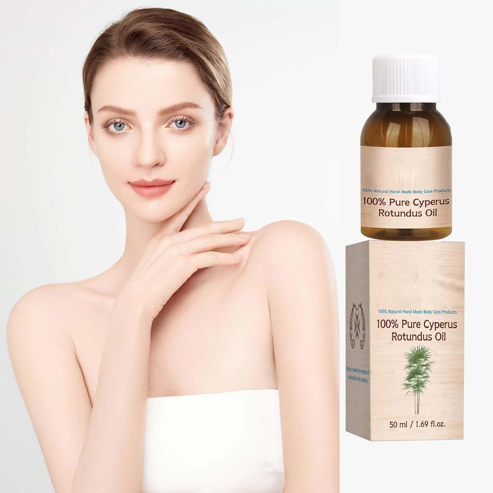 Cyperus Rotundus-Öl zur Haarentfernung, natürliches Zypernöl, reduziert Haarwachstum, beruhigt die Haut, ideal für Männer und Frauen, 50 ml
