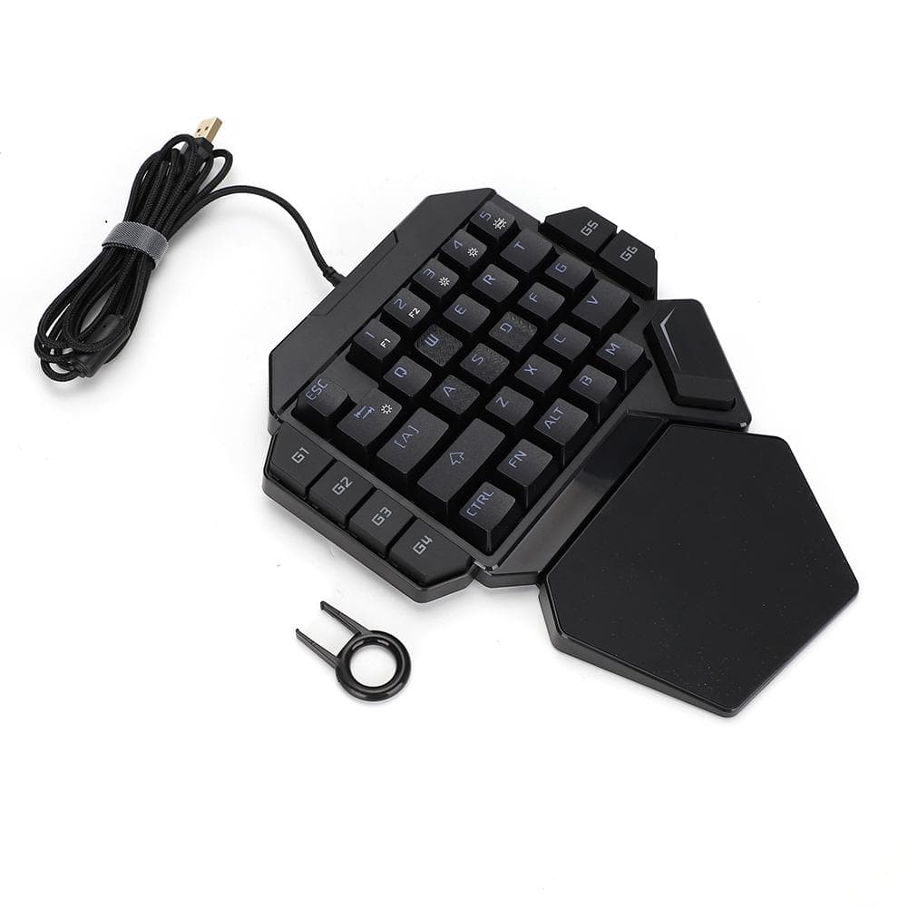 Einhandtastatur RGB Blacklight Mechanische Tastatur mit Makrodefinitionsfunktion