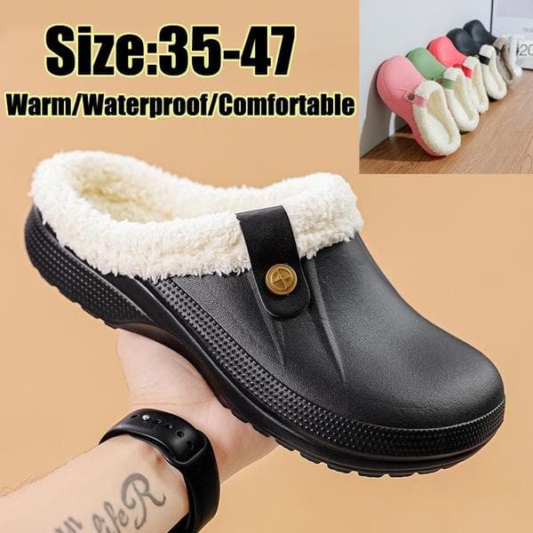 Große Größe 35-47 Mode Frauen Winter Hausschuhe Indoor Schlafzimmer Männer und Frauen Warme Schuhe Outdoor Wasserdichte Nicht-slip hausschuhe cm