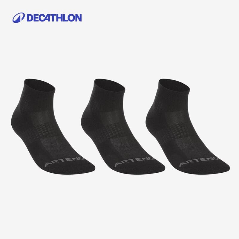 Decathlon RS500 Tennissocken Badminton Socken für Erwachsene 3er-Pack 39-42