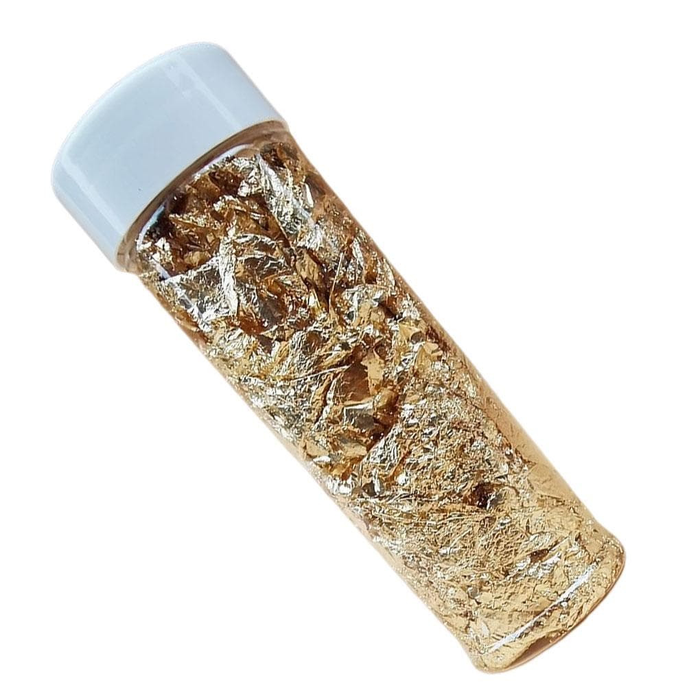 Silberblatt Flocken Reflektierend Dekorative Blattgold Wasserdicht Metallische Folien Flocken Glänzend Künstlerisch für Basteln Farben