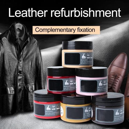 50 ml Leder-Reparaturcreme, vielseitig einsetzbar, wasserfest, hohe Konzentration, lichtecht, langlebig, Aufarbeitung von Naturharz, Sofa, Leder, Krat