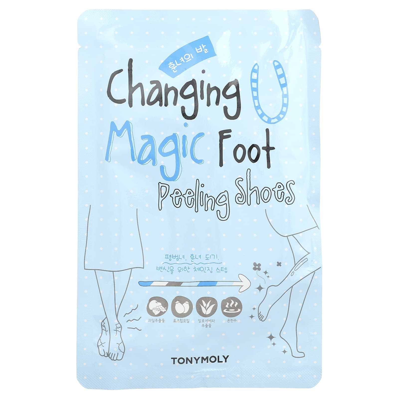TonyMoly, Changing U, Magic Foot Filling Shoes, 1 Paar, 17 g (0,60 oz) jeder