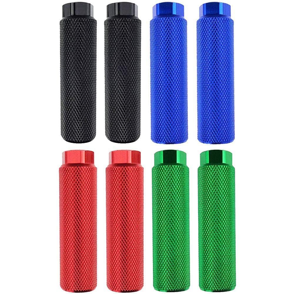 BMX Pegs Stunt Pegs Hintere Pegs Anti-Rutsch Fahrrad Pegs Fahrrad Lead Foot Fahrradachse Pedal Fahrrad Fußrasten blau