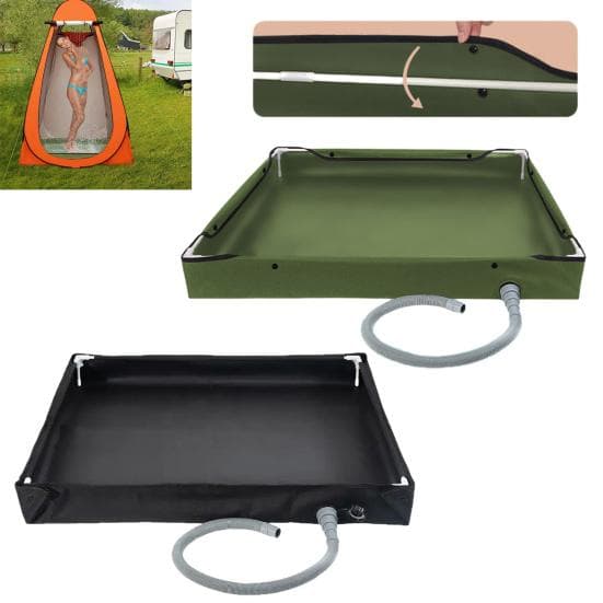 Sandplatte Tragbar Faltbar Kinder Frühes Lernen Weltraum-Themen-Spielzeug Sandwanne Familie Haustier Sandbadewanne Oxford PVC Wasserpool grün