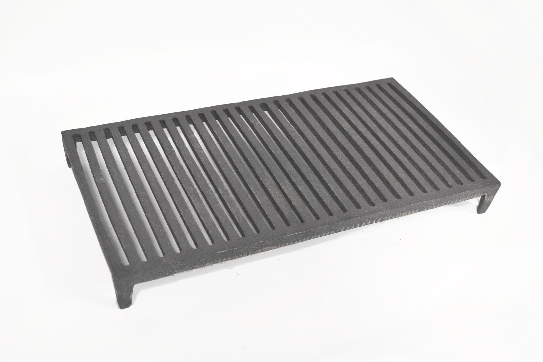 Ca144 - 52,5 X 28 cm - Gusseiserner Rost mit Füßen für Kamin, Grillen