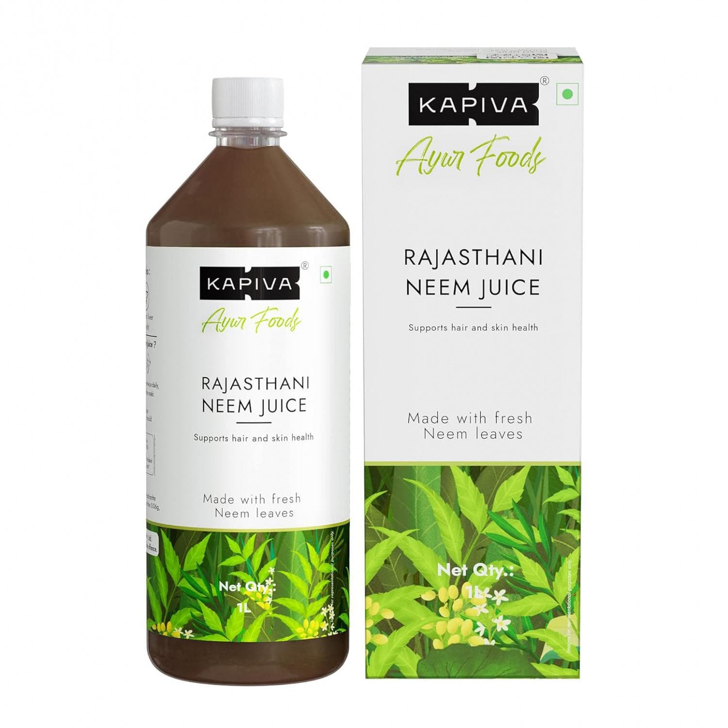 Neem-Saft (1 l), Rajasthani Neem Saft, Kapiva