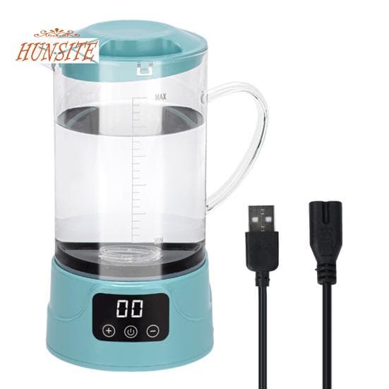 1 Set 1500 ml Wasserstoff-Wasserkocher – hocheffizienter Generator mit großer Kapazität für Heimreisen grün