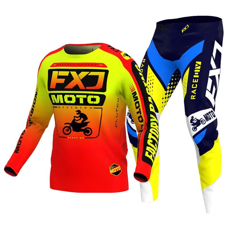 Motocross-Jersey- und Hosen-Kits, Rennanzug, Racer-Ausrüstungsset, Offroad-MX-Enduro-MOTO-Herren-Kits, Damen-Mountain-Downhill-Motorrad-Combo
