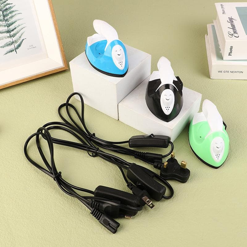Mini-Bügeleisen, elektrisches Bügeleisen, tragbar, handlich, Wärmepresse, DIY, kleines Bügeleisen zum Bügeln von Kleidung, Wäschegeräte,