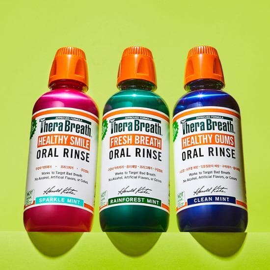 TheraBreath Mundspülung 473ml 5 Sorten (wähle 1)