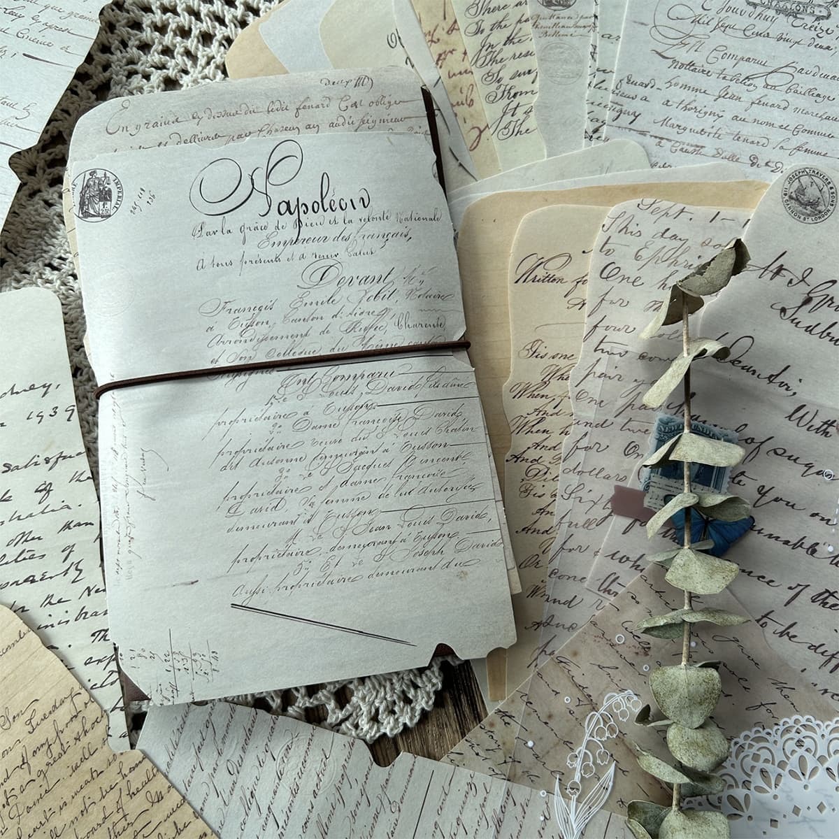 Scrapbook Papier Vintage Stil für DIY Dekorieren