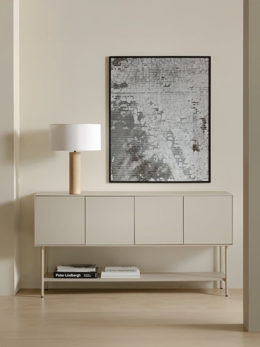 Qbic sideboard 4 türen turteltaube - Kenay Home