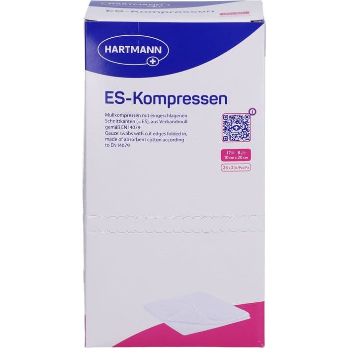 ES-KOMPRESSEN steril 10x20 cm 8fach 50 St.