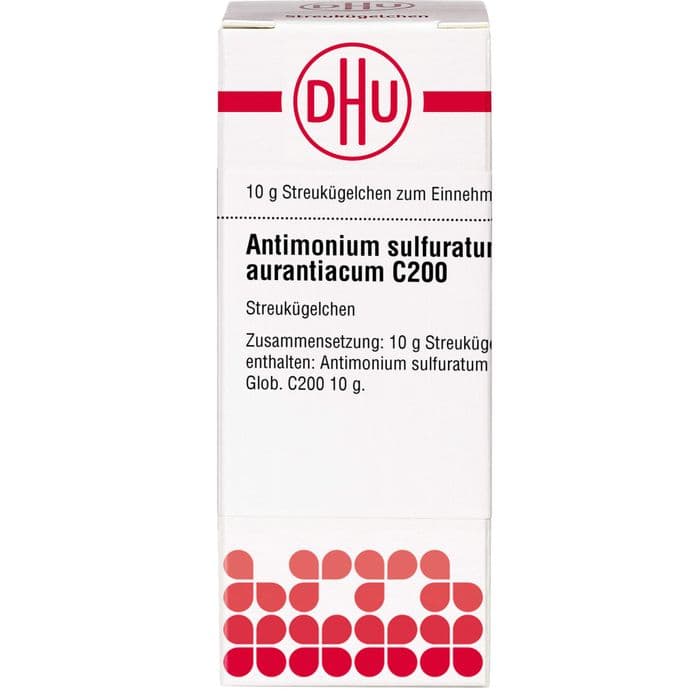 ANTIMONIUM SULFURATUM aurantiacum C 200 Globuli 10 g