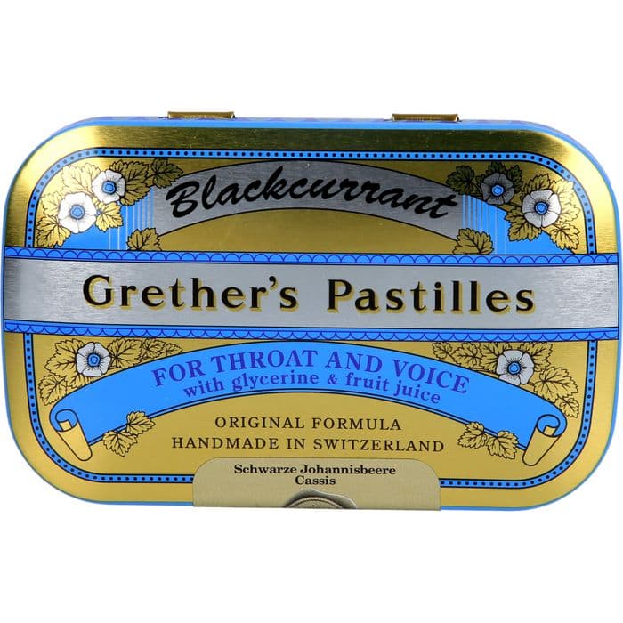 GRETHERS Blackcurrant Gold zh.Past.Dose 60 g