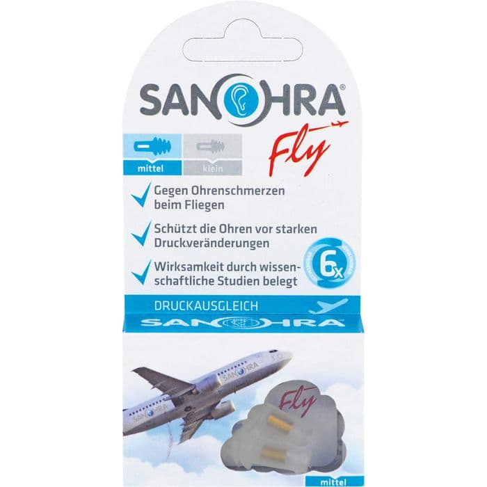 SANOHRA fly Ohrenschutz f.Erwachsene 2 St.