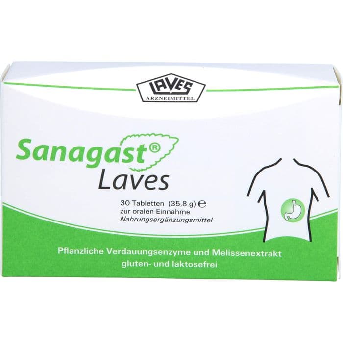 SANAGAST Laves Tabletten 30 St.