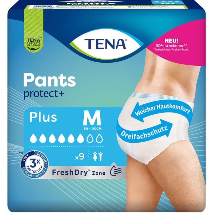 TENA PANTS Plus M bei Inkontinenz 9 St.