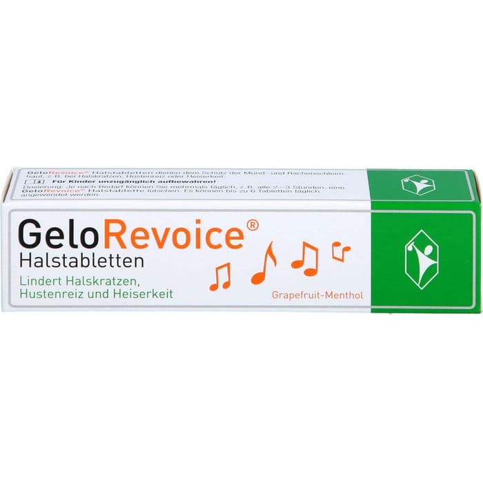 GeloRevoice® Halstablette Grapefruit Menthol Lutschtablette