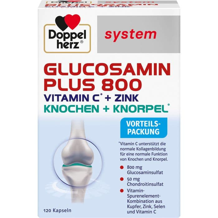 DOPPELHERZ Glucosamin Plus 800 system Kapseln 120 St.