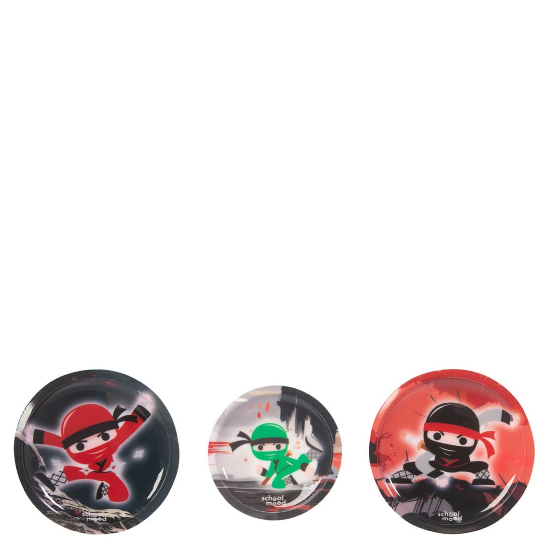 School-Mood Motivset 3tlg. Patchies Kai Ninja