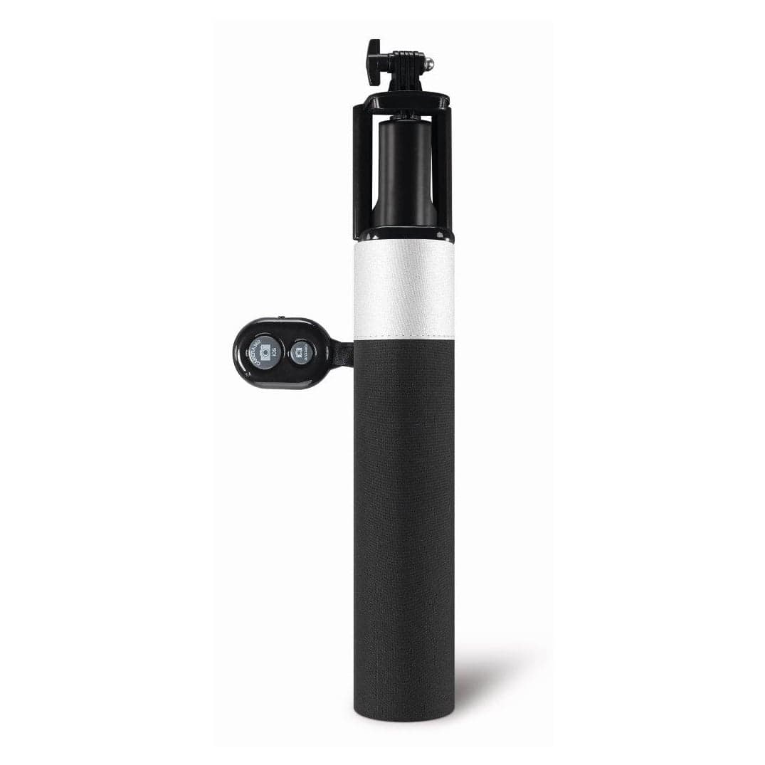 Happy Rain Taschenschirm 2 in 1 Selfie Stick Essentials schwarz