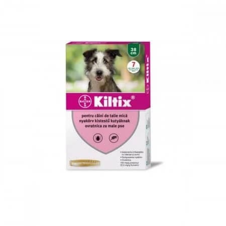 Parasitenhalsband geeignet für kleine Hunde Kiltix S, 1 Stück, Bayer Vet