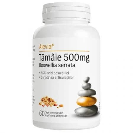 Weihrauch 500 mg Boswellia Serrata, 60 Kapseln, Alevia