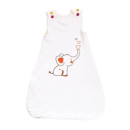 Schlafsack ohne Ärmel, 0-3 Monate, Elefantel, Tuxi Brands