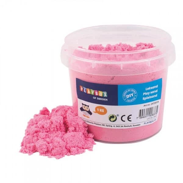 Play Sand Kinetic Sand, 3 Jahre+, Rosa, 1 kg, Playbox