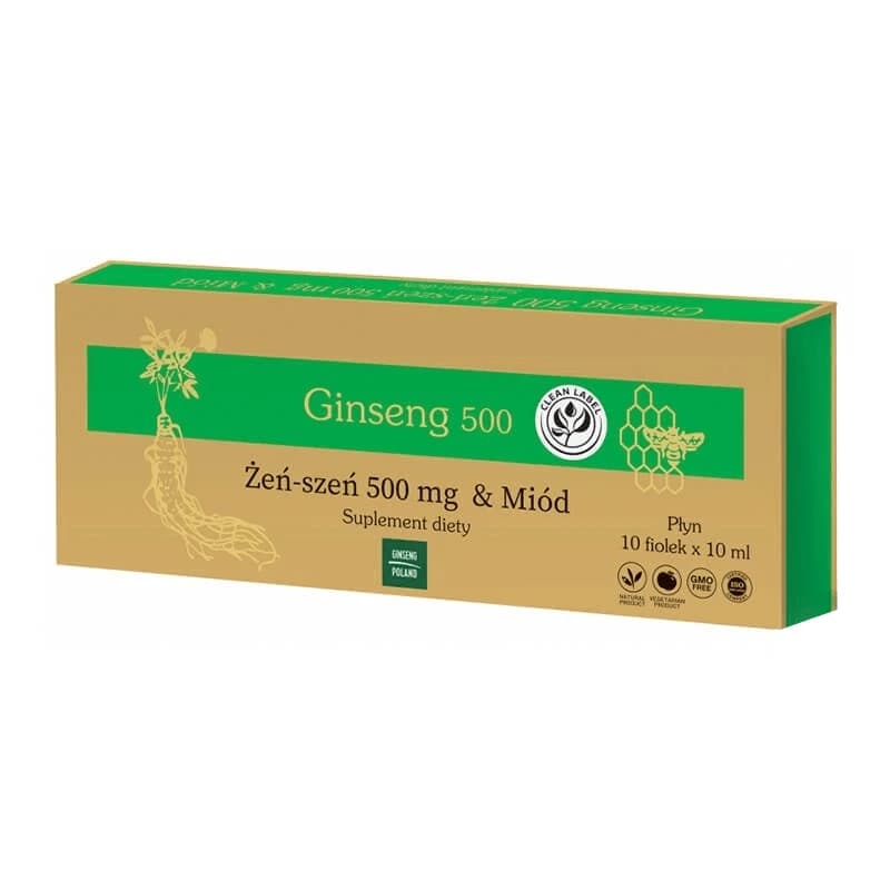 Ginseng 500, flüssig, 10 ml x 10 Fläschchen