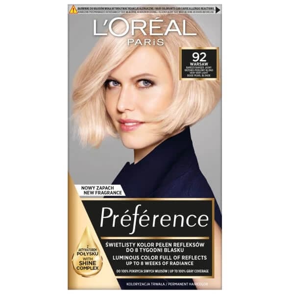 L'Oreal Paris Vorliebe Wachs Farbe 92 Warschau
