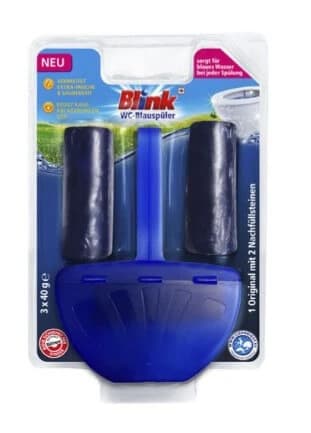 Blink, Toilettenschüssel, blau, 3 Stück