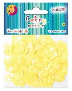 Aliga, Pastellfarbene Pailletten, leuchtendes Optari, 10 g