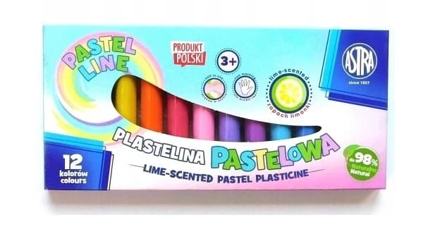 Astra, Modelliermasse mit Kalk 12 Farben
