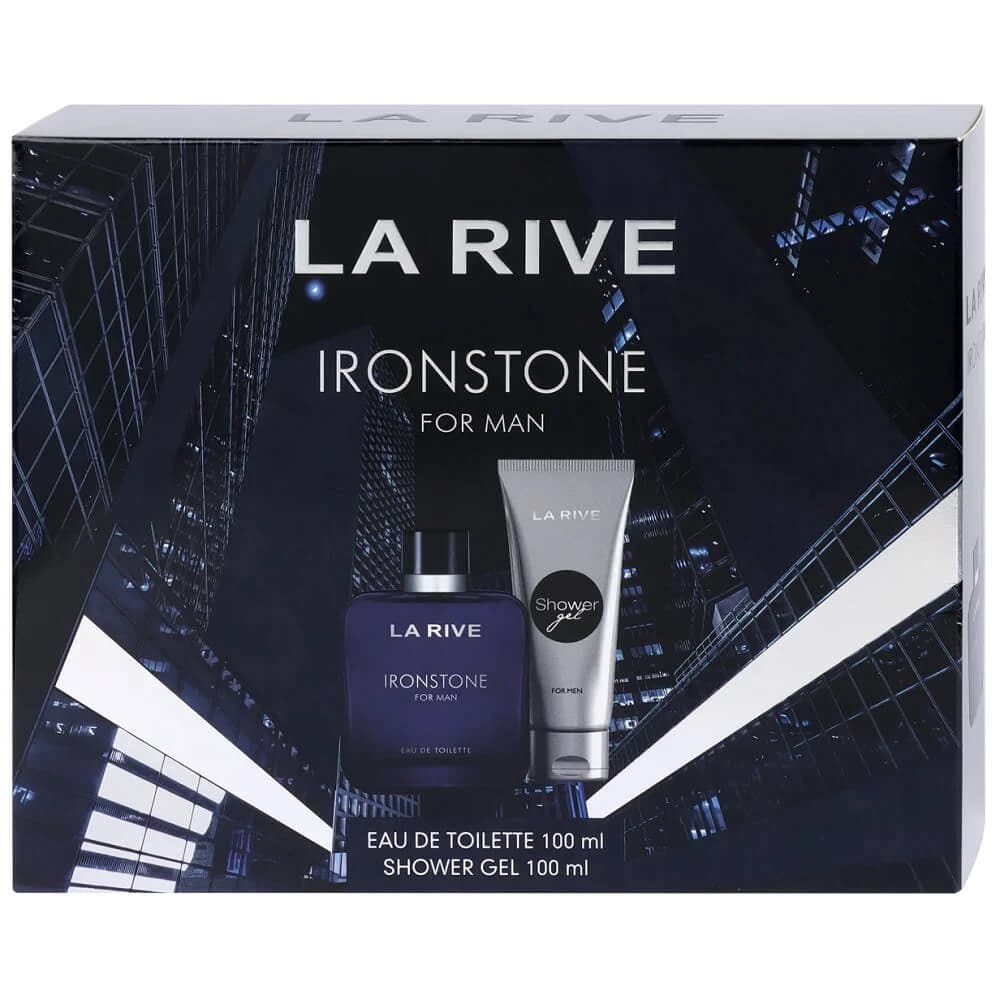 La Rive Ironstone für Männer Set Eau de Toilette 100ml + Duschgel 100ml