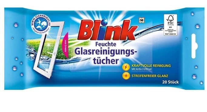 Blink, Feuchttücher zum Reiben, 20 Stück