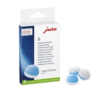 Jura Espressomaschinen-Reinigungstabletten, 6 Stück