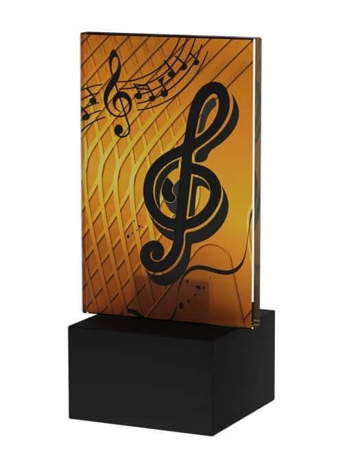 Min-Line Ambra, Glas-Trophäe - Musik, AG1-12/MUS