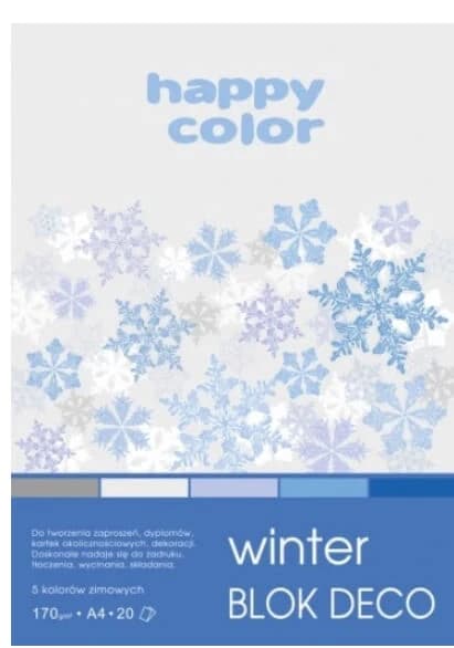 Deko Winter/Kristall A4, 20 Blatt
