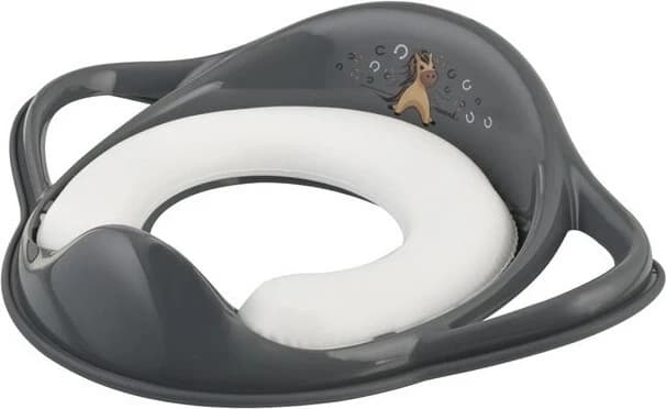 MALTEX Konik Minimal Soft-Handle Toilettenschüssel mit Soft Grips - stahlgrau 1×1 Stück, Toilettenschüssel Rabatt