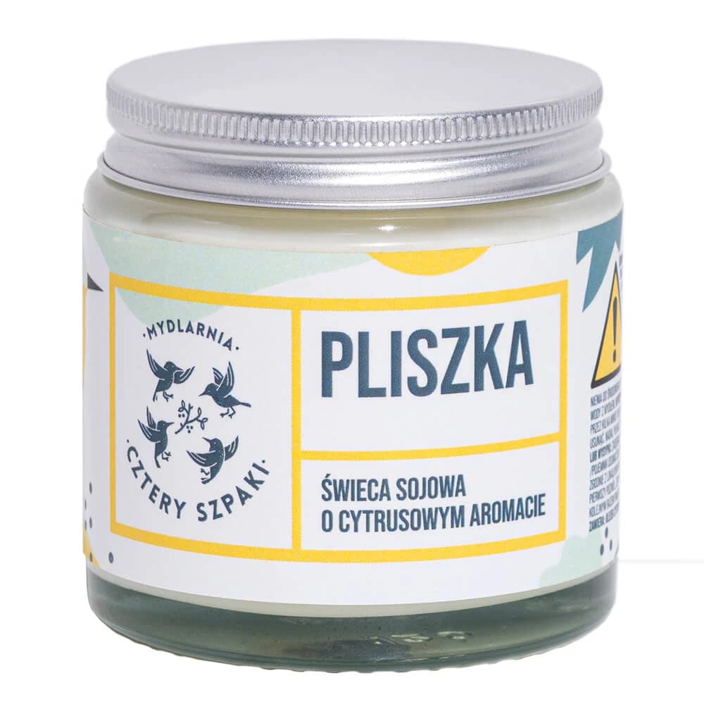 Four Spikes Pliszka, Sojakerze mit Zitrusfrüchten, 120 g