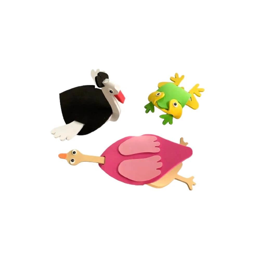Schaumstoff Badespielzeug Tiere, +3 Jahre, Ente, Schwan, Frosch, Babygreat