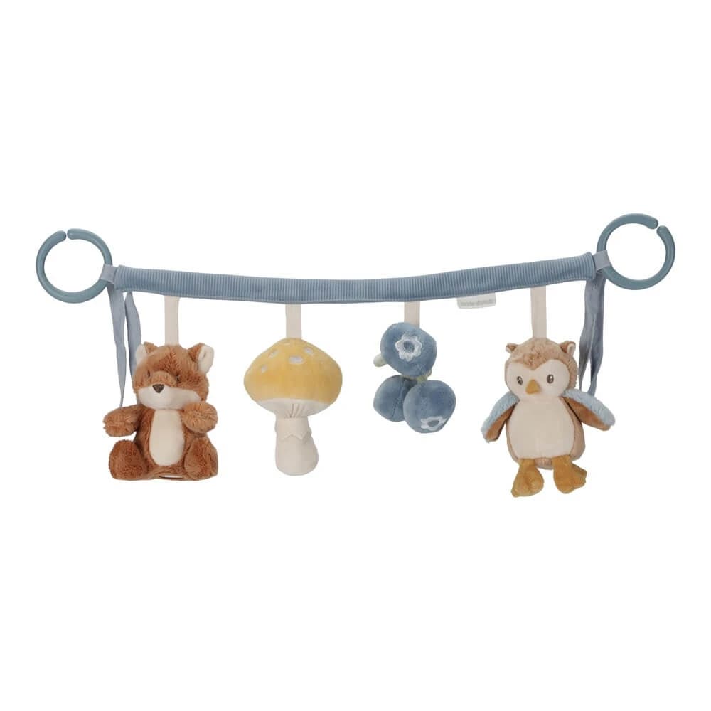 Forest Friends sensorisches Spielzeug für Kinderwagen, 0 Monate+, Little Dutch